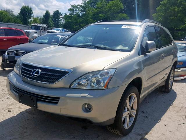 JTJHW31U072035962 - 2007 LEXUS RX 400H GRAY photo 2