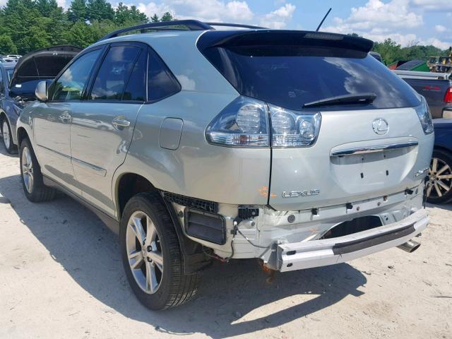 JTJHW31U072035962 - 2007 LEXUS RX 400H GRAY photo 3