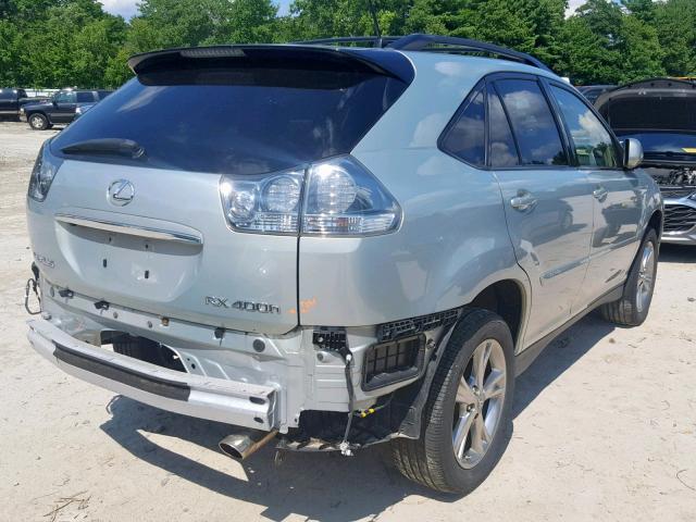 JTJHW31U072035962 - 2007 LEXUS RX 400H GRAY photo 4