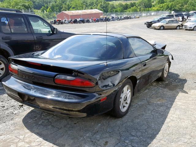 2G1FP22K9T2102344 - 1996 CHEVROLET CAMARO BAS BLACK photo 4