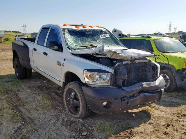 3D7MX48L99G532591 - 2009 DODGE RAM 3500 WHITE photo 1