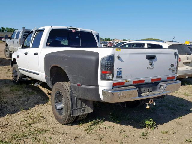 3D7MX48L99G532591 - 2009 DODGE RAM 3500 WHITE photo 3