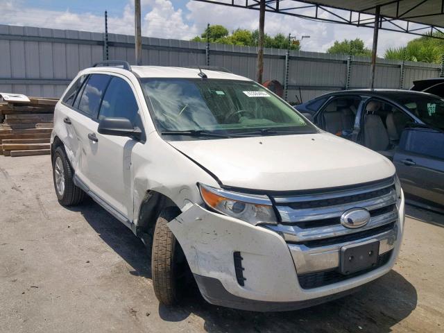 2FMDK3GC9DBA83134 - 2013 FORD EDGE SE WHITE photo 1