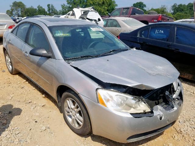 1G2ZF55B764141005 - 2006 PONTIAC G6 SE SILVER photo 1