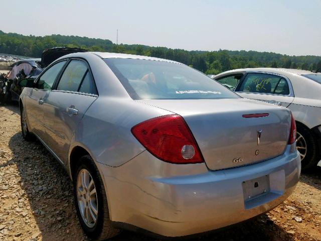 1G2ZF55B764141005 - 2006 PONTIAC G6 SE SILVER photo 3