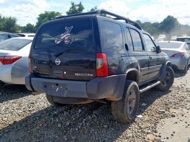 5N1ED28T03C700099 - 2003 NISSAN XTERRA XE BLACK photo 4