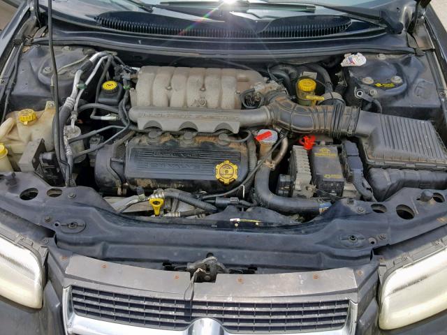 3C3EL55H7VT632064 - 1997 CHRYSLER SEBRING JX BLACK photo 7