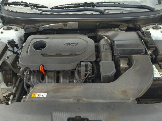 5NPE34AFXFH081818 - 2015 HYUNDAI SONATA SPO WHITE photo 7