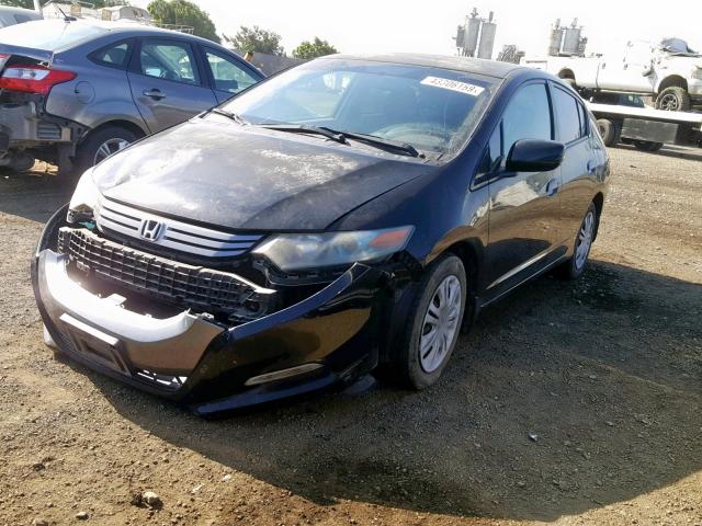 JHMZE2H59BS008561 - 2011 HONDA INSIGHT LX BLACK photo 2