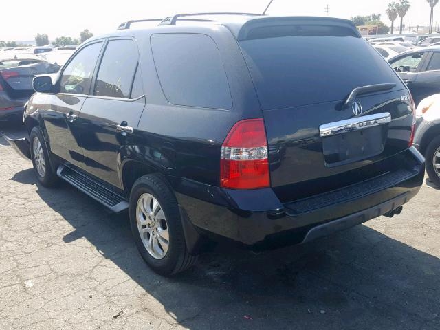 2HNYD18723H523772 - 2003 ACURA MDX TOURIN BLACK photo 3