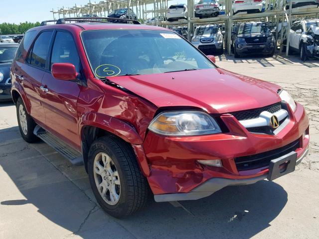 2HNYD18885H542774 - 2005 ACURA MDX TOURIN MAROON photo 1