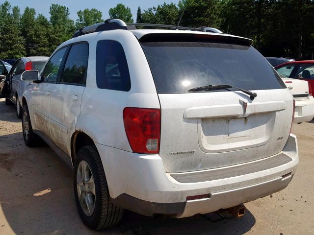 2CKDL73F776093904 - 2007 PONTIAC TORRENT WHITE photo 3