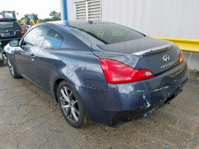 JNKCV64E29M603401 - 2009 INFINITI G37 BASE GRAY photo 3