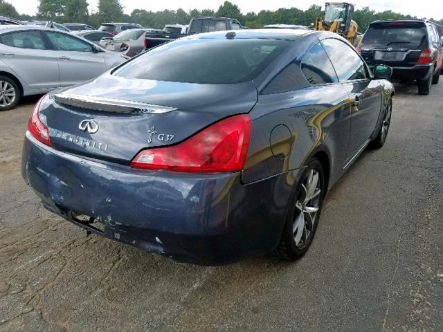 JNKCV64E29M603401 - 2009 INFINITI G37 BASE GRAY photo 4