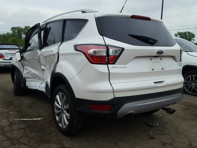 1FMCU9J91HUD58176 - 2017 FORD ESCAPE TIT WHITE photo 3