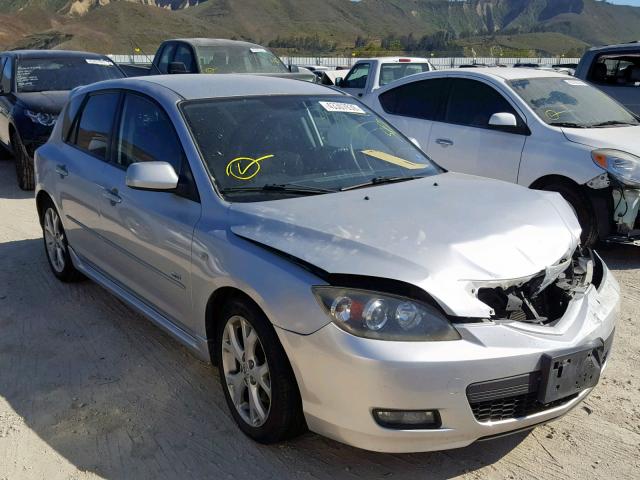 JM1BK344981852063 - 2008 MAZDA 3 HATCHBAC SILVER photo 1