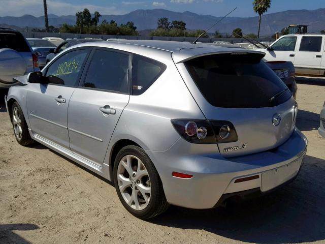 JM1BK344981852063 - 2008 MAZDA 3 HATCHBAC SILVER photo 3