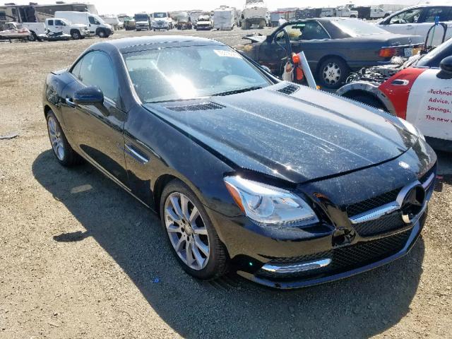 WDDPK3JA8GF123821 - 2016 MERCEDES-BENZ SLK 300 BLACK photo 1