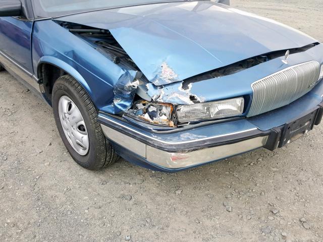 2G4WD14L9L1439016 - 1990 BUICK REGAL LIMI BLUE photo 9