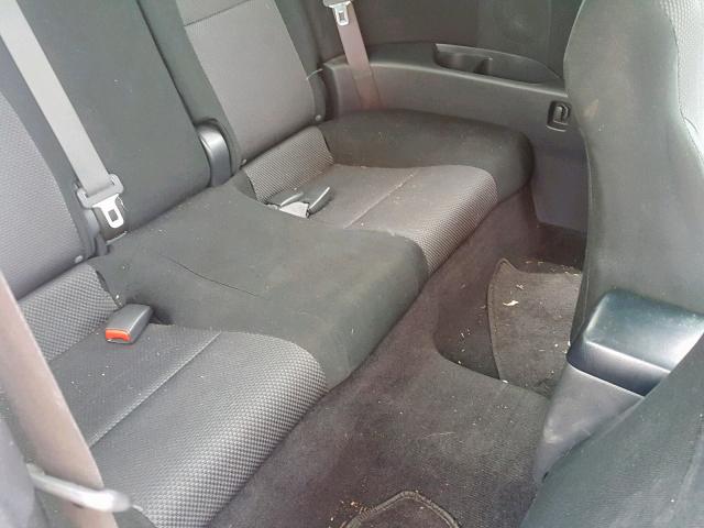 JTKDE177670202985 - 2007 TOYOTA SCION TC შავი ფოტო 6