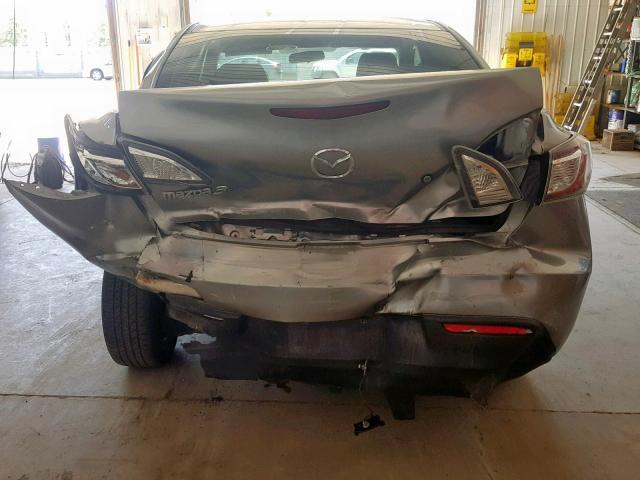 JM1BL1SG4A1273082 - 2010 MAZDA 3 I SILVER photo 9