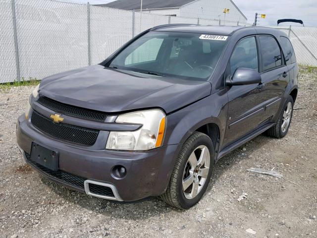 2CNDL737086013503 - 2008 CHEVROLET EQUINOX SP GRAY photo 2