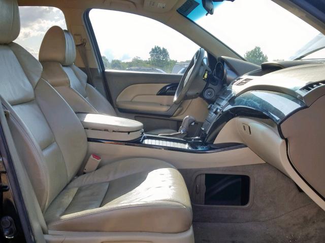 2HNYD28257H504682 - 2007 ACURA MDX BLACK photo 5