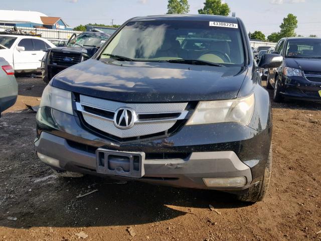 2HNYD28257H504682 - 2007 ACURA MDX BLACK photo 9