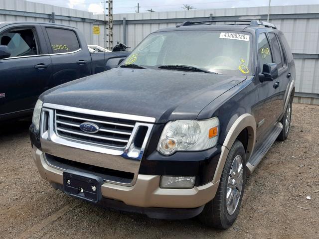 1FMEU64E17UB86763 - 2007 FORD EXPLORER E BLACK photo 2