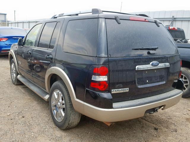 1FMEU64E17UB86763 - 2007 FORD EXPLORER E BLACK photo 3