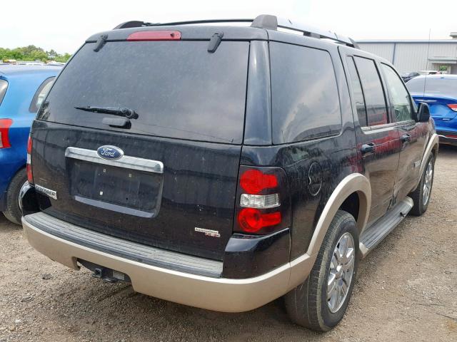 1FMEU64E17UB86763 - 2007 FORD EXPLORER E BLACK photo 4