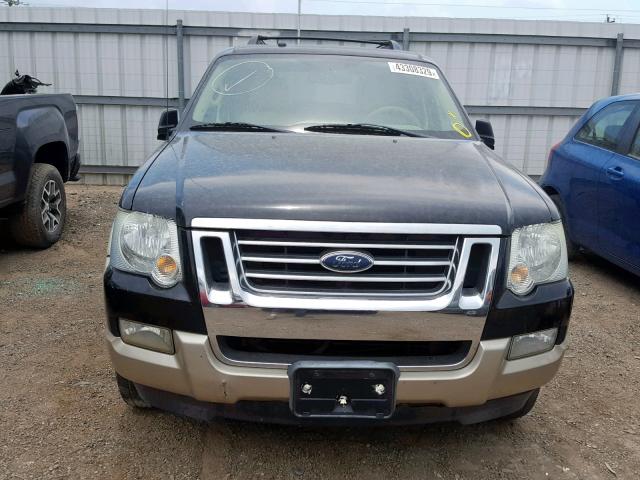 1FMEU64E17UB86763 - 2007 FORD EXPLORER E BLACK photo 9