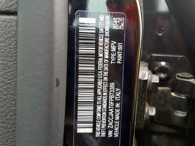 ZACCJAAT0FPB73389 - 2015 JEEP RENEGADE S 黑色 照片 10