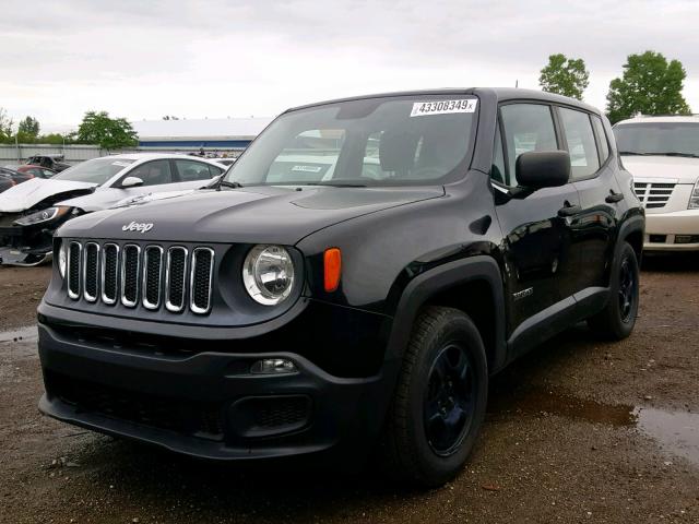 ZACCJAAT0FPB73389 - 2015 JEEP RENEGADE S 黑色 照片 2