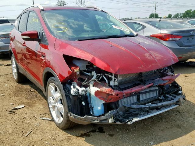 1FMCU0JX1EUB24951 - 2014 FORD ESCAPE TIT RED photo 1