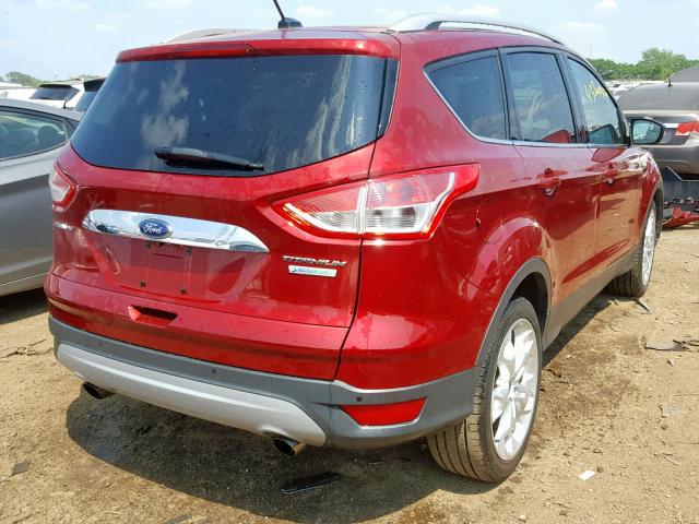 1FMCU0JX1EUB24951 - 2014 FORD ESCAPE TIT RED photo 4