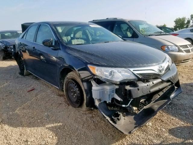 4T1BF1FK1EU404054 - 2014 TOYOTA CAMRY L BLACK photo 1