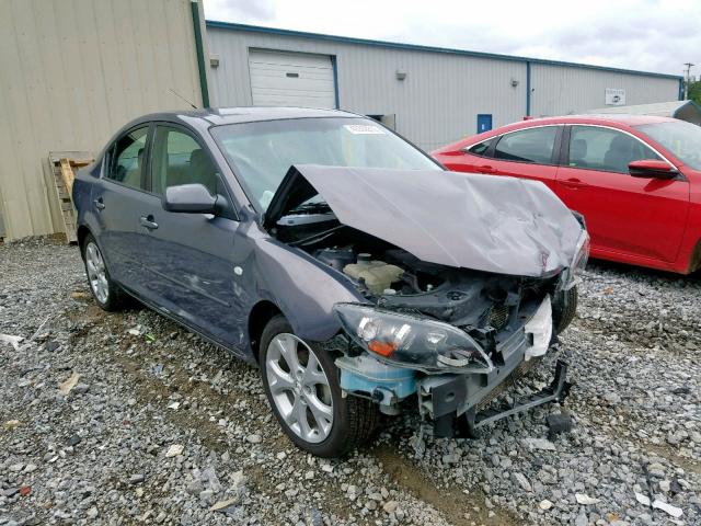 JM1BK32F391241516 - 2009 MAZDA 3 I GRAY photo 1