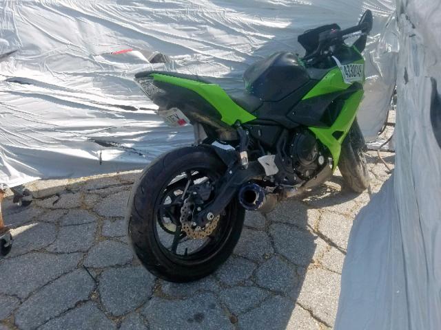 JKAEXEJ11HDA01844 - 2017 KAWASAKI EX650 J თეთრი ფოტო 4