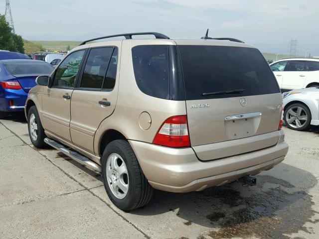 4JGAB54E92A304518 - 2002 MERCEDES-BENZ ML 320 GOLD photo 3