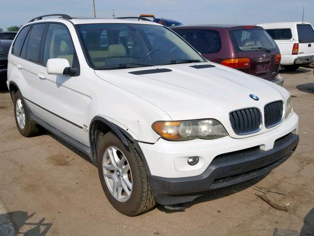 5UXFA13516LY24700 - 2006 BMW X5 3.0I WHITE photo 1