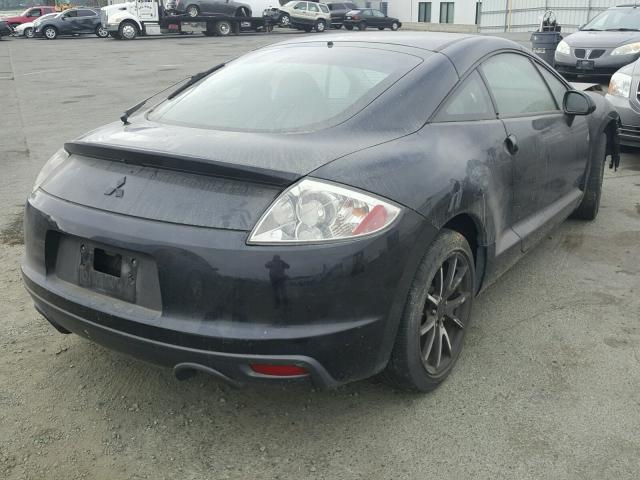 4A31K5DF1CE004444 - 2012 MITSUBISHI ECLIPSE GS BLACK photo 4