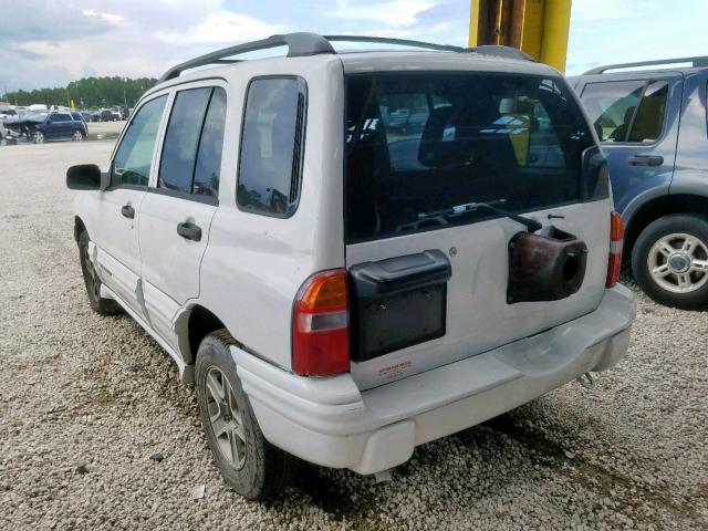 2CNBE634X46906130 - 2004 CHEVROLET TRACKER LT WHITE photo 3