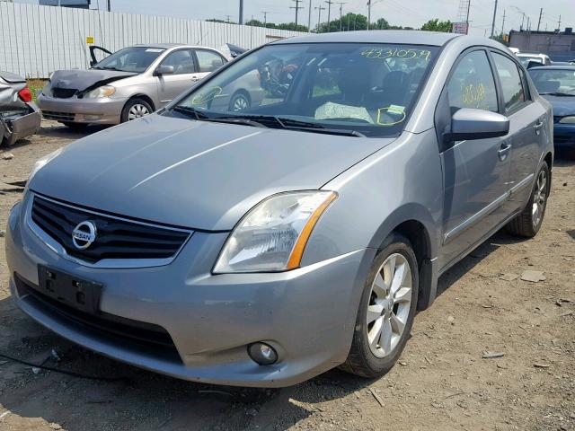 3N1AB6AP4AL659638 - 2010 NISSAN SENTRA 2.0 GRAY photo 2