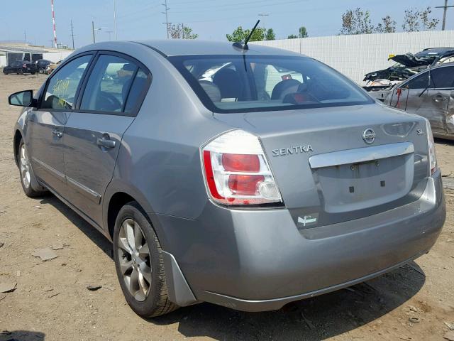 3N1AB6AP4AL659638 - 2010 NISSAN SENTRA 2.0 GRAY photo 3