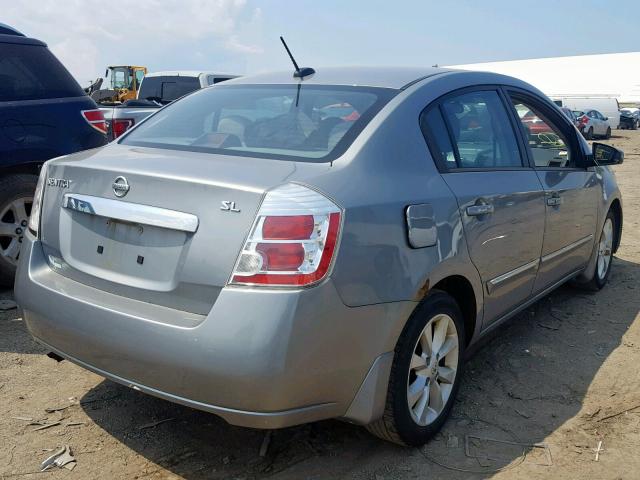 3N1AB6AP4AL659638 - 2010 NISSAN SENTRA 2.0 GRAY photo 4