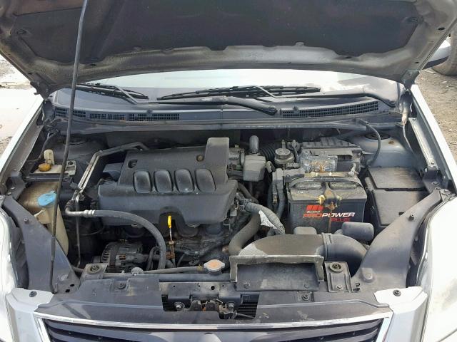 3N1AB6AP4AL659638 - 2010 NISSAN SENTRA 2.0 GRAY photo 7