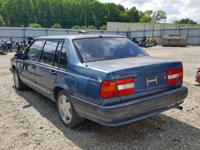 YV1JS8834NA088560 - 1992 VOLVO 940 BASE BLUE photo 3