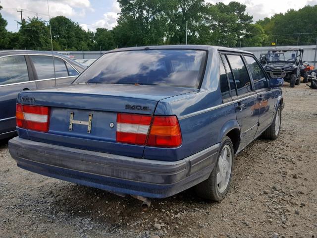 YV1JS8834NA088560 - 1992 VOLVO 940 BASE BLUE photo 4