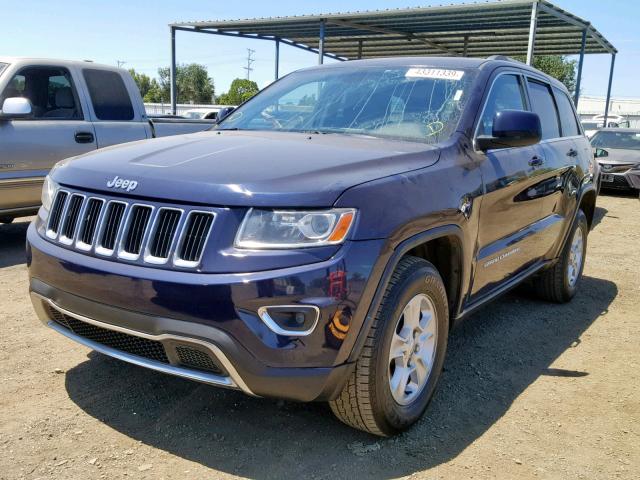 1C4RJFAG5EC205452 - 2014 JEEP GRAND CHER BLUE photo 2